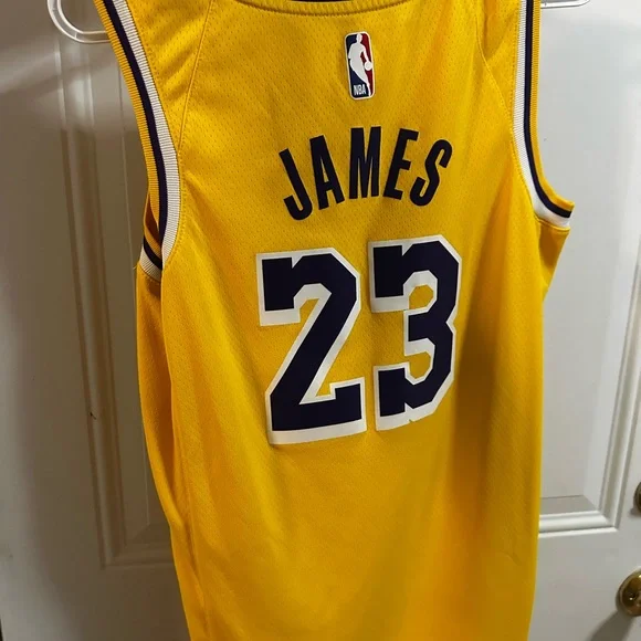 Nike Yellow Lakers Jersey